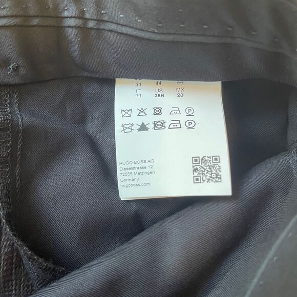 Men's Hugo BOSS Size 34R 28R Guabello Super 120 Virgin Wool Italian Suit - Picture 10 of 13